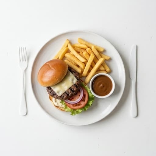 Hamburgertallrik